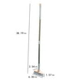thumbnail image 3 of Beforeyayn Shower Scrubber Cleaning Brush with 37.4 Inches Long Handle, 2 in 1 Tub and Tile Scrubber with 2 Non-Scratch Scrub Brush Replacement for Bathroom, Wall, Kitchen, Bathtub, Floor, 3 of 6
