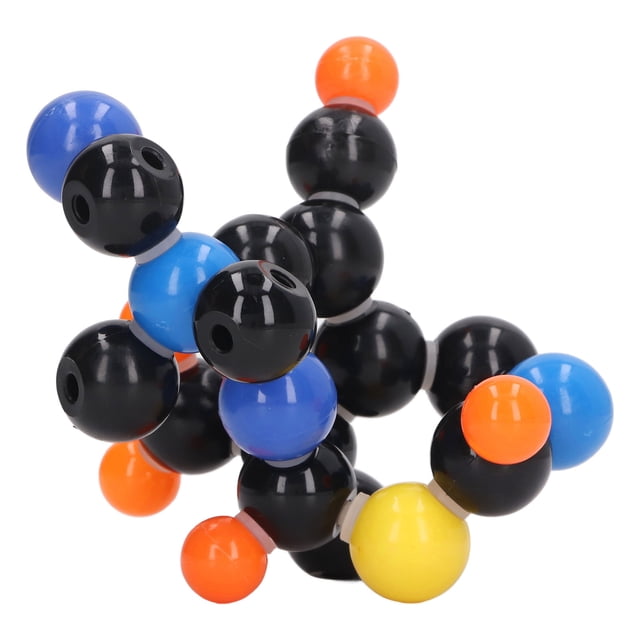 Molecular Structure Model, Molecule Bond Model Kit Lightweight Intuitive Display Colorful PP Balls for Chemistry Learning