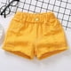 thumbnail image 2 of Odeerbi 1-15 Años Niños Niñas Verano Pantalones Cortos Vaqueros Rasgados Dobladillo Crudo Pantalones Cortos Vaqueros de Pantalones Cortos Con Botones Y Bolsillo, 2 of 5