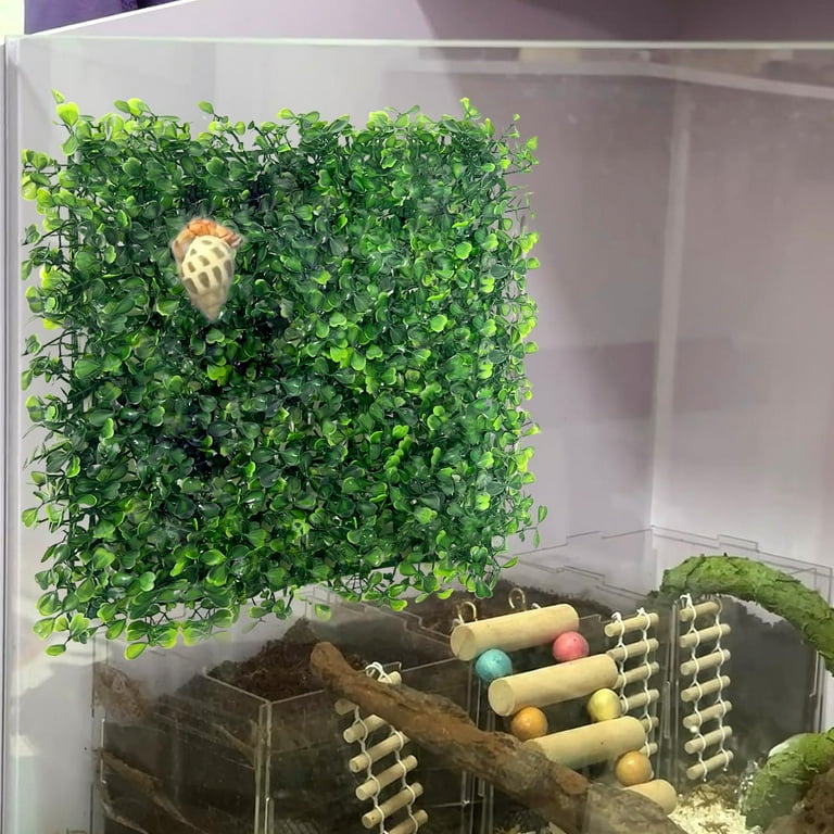 Hermit Crab Climbing Toys, 10 x 10 inch Plastic Simulation Grass
