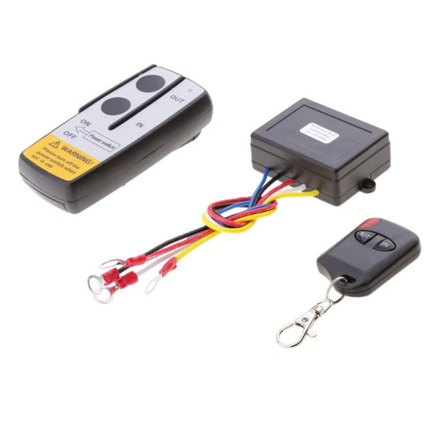 12V / 24V Winch De Control Remoto Interruptor Auricular Para Coche ATV SUV KLS-998X Para Remolque Bomba Hidráulica Jack De Elevación Macarena Receptor remoto de cabrestante