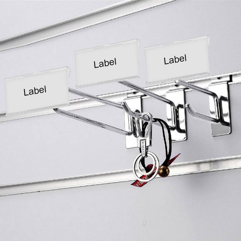Cheque Book Binder Wire Shelf Organizers 30-Pack Clear Plastic Shelf ...