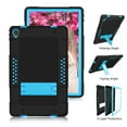thumbnail image 3 of SOATUTO for Lenovo P11 Plus Case Shockproof Kids Friendly Case Built in Stand For Lenovo P11 Plus / P11 2021 Model TB-J606F TB-J606X TB-J616F - Black+Blue, 3 of 6
