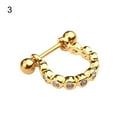 thumbnail image 6 of Xinyolin Cubic Zirconia U Shape Barbell Helix Earring, Women's Piercing Jewelry, 6 of 8