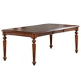 thumbnail image 2 of Andrews 7Pc 76-in Rectangle Butterfly Extendable Dining Set /Chestnut Brown Wood, 2 of 7