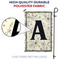 thumbnail image 4 of America Forever Spring Monogram Garden Flag Letter A 12.5 x 18 inches Double Sided Vertical Outdoor, Yard, Lawn, Beautiful Flowers, Floral Design, Welcome Spring Seasonal Art, 4 of 5