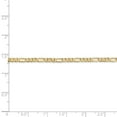 thumbnail image 2 of 14k Yellow Gold 2.75mm Flat Figaro Chain Bracelet - 2.0 Grams - 7 Inch - Lobster Claw, 2 of 2