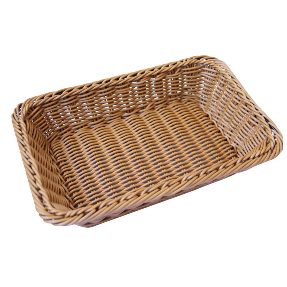 wicker basket with handle shopping basket basket for storage fruit/vegetables Wicker basket