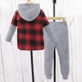 thumbnail image 6 of HCNTES Toddler Boy Clothes Set Long Sleeve Prints Tops Pants Kids 2Pcs Set Outfits Kids Fall Winter Clothes, 6 of 6