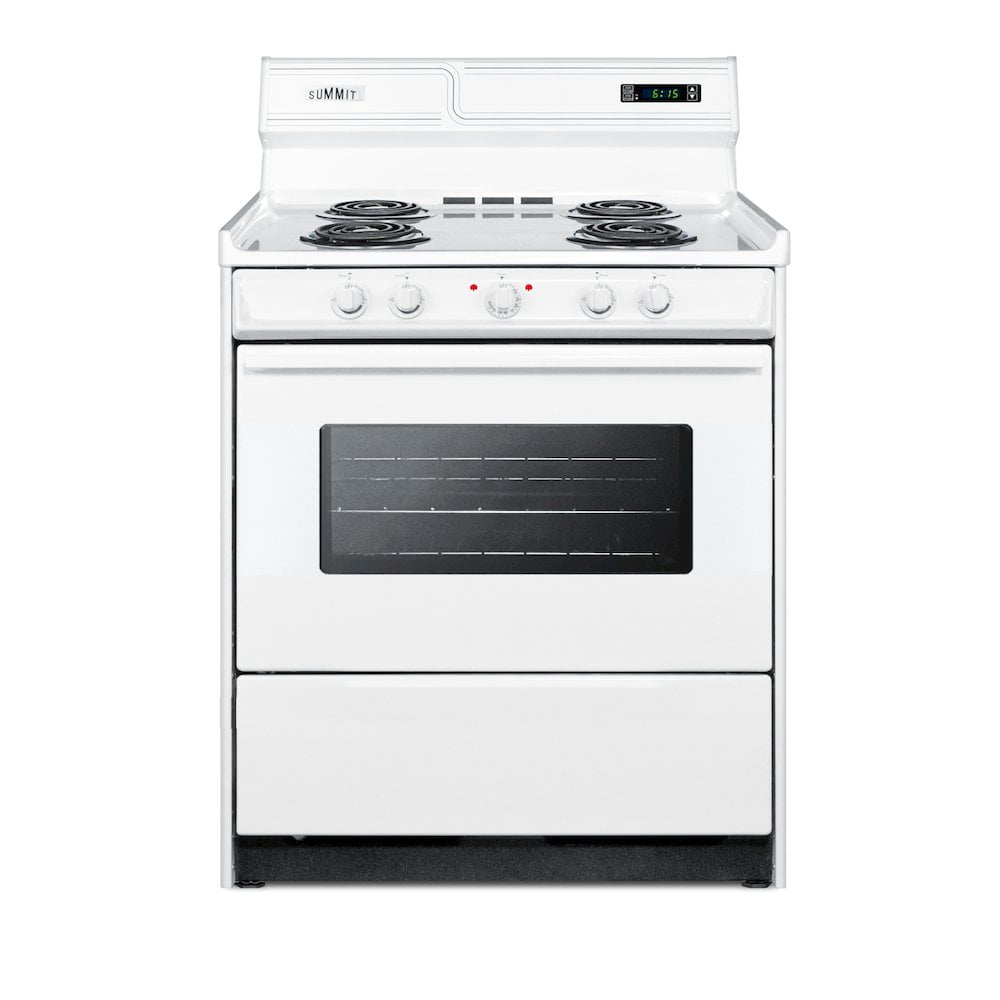 SUMMIT 30" Wide Electric Coil Top Range