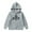 Grey, variant on Hwmodou Toddler Girls Graphic Hoodies Kids Boy Girl Leisure Loose Cute Print Long Sleeve Hoodie Sport Outdoor Workout Comfortable Kids Clothes,3-14Y