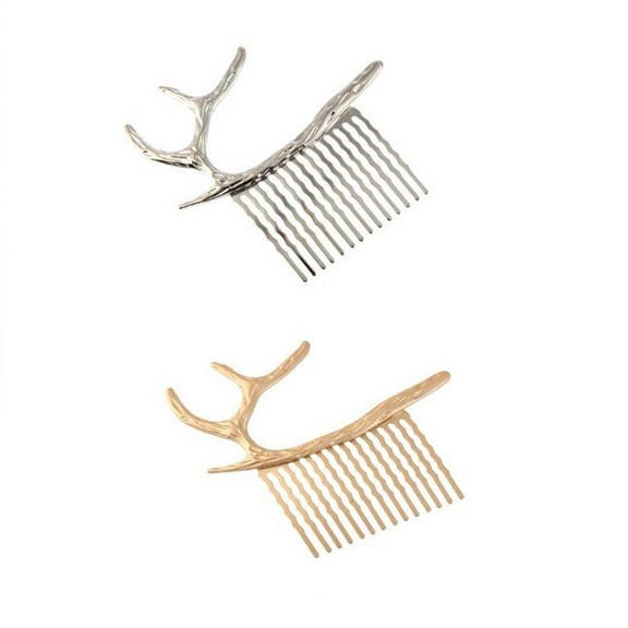 Gymnture christmas Christmas Antler Hair Accessory - Golden/Silver