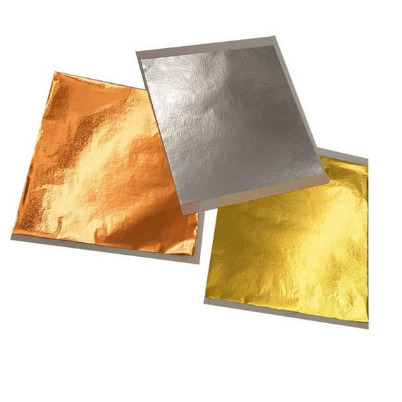 Hytrove Wrapping Paper Aluminium Foil Paper Silver 300Pcs