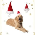 thumbnail image 2 of Talla M/L mascota perro gato Navidad Santa sombrero mascota Navidad disfraz jinwen Mascota Perro Gato Sombrero de Navidad, 2 of 8