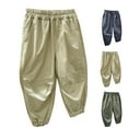 thumbnail image 4 of Odeerbi 3-12 Años Niños Niñas Pantalones Cargo Deportes Pantalones Jogger Primavera Verano Casual Color Sólido Pantalones Sueltos Trabajo, 4 of 4