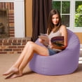 thumbnail image 3 of Posh Creations Bean Bag Chair, Adults, Kids, 4 ft, Purple, 3 of 4