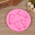 thumbnail image 2 of Big Small Footprint Pattern Silicone Cookies Mold Biscuits mould cookies Handmade decorative mold big small Soap Moulds Cake Baking Tools, 2 of 9