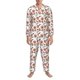 thumbnail image 3 of Fotbe Rose Flowers Pijama de Hombre con Estampado de Manga Larga, Conjunto de 2 Piezas, Ropa de Dormir Suave y Cómoda con Bolsillos-XX-Large, 3 of 7