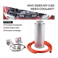 thumbnail image 5 of 800Ml Universal Radiator Coolant Aluminum Catch Tank Overflow Reservoir Coolant Water Tank 0.8L,1 x Coolant Water Tank 1 x Tube 9 x Mounting Accessories,Silver, 5 of 5