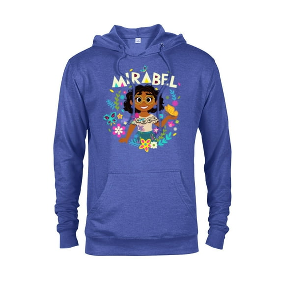 Disney Encanto Mirabel Madrigal Floral - Pullover Hoodie for Adults - Customized-Royal Heather