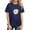 Navy, variant on YOUYEDIAN Tops for Girls Summer Short Sleeve Crew Neck Basic T-Shirt Teen Fashion Y2k Blouses (Navy, 11-12 Years)