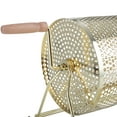 thumbnail image 2 of Gold Polished Brass Raffle Ticket Drum -Holds up to 2500 Tickets or 80 Ping Pong Balls, 2 of 6