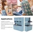 thumbnail image 3 of Kit De Muebles De Cocina Para Casa De Muñecas, Juego De Gabinete De Cocina De Madera De Simulación Innovador Para Accesorios De Casa De Muñecas, 3 of 7