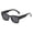 Black, variant on Siminsem Hard Case Square Sunglasses for Men Women, Rivet Studded Unisex Sun Glasses, 100% UV Protection Retro Driving Shades, White, One Size