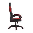 thumbnail image 4 of Posh Living Makaila Faux Leather Game Chair Red, 4 of 8