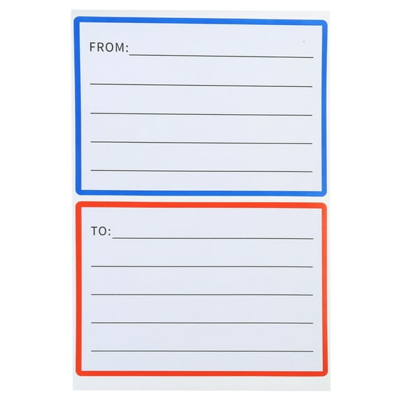 ROZYARD 50/100/240 Sheets from/to Address Mailing Labels Mail Shipping Label Blank Mail Address Label Stickers for Package