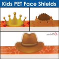 thumbnail image 7 of Zayaan Health Kids PET Crown Face Shield, Full Face Coverage for Children (Pack of 6), 7 of 7