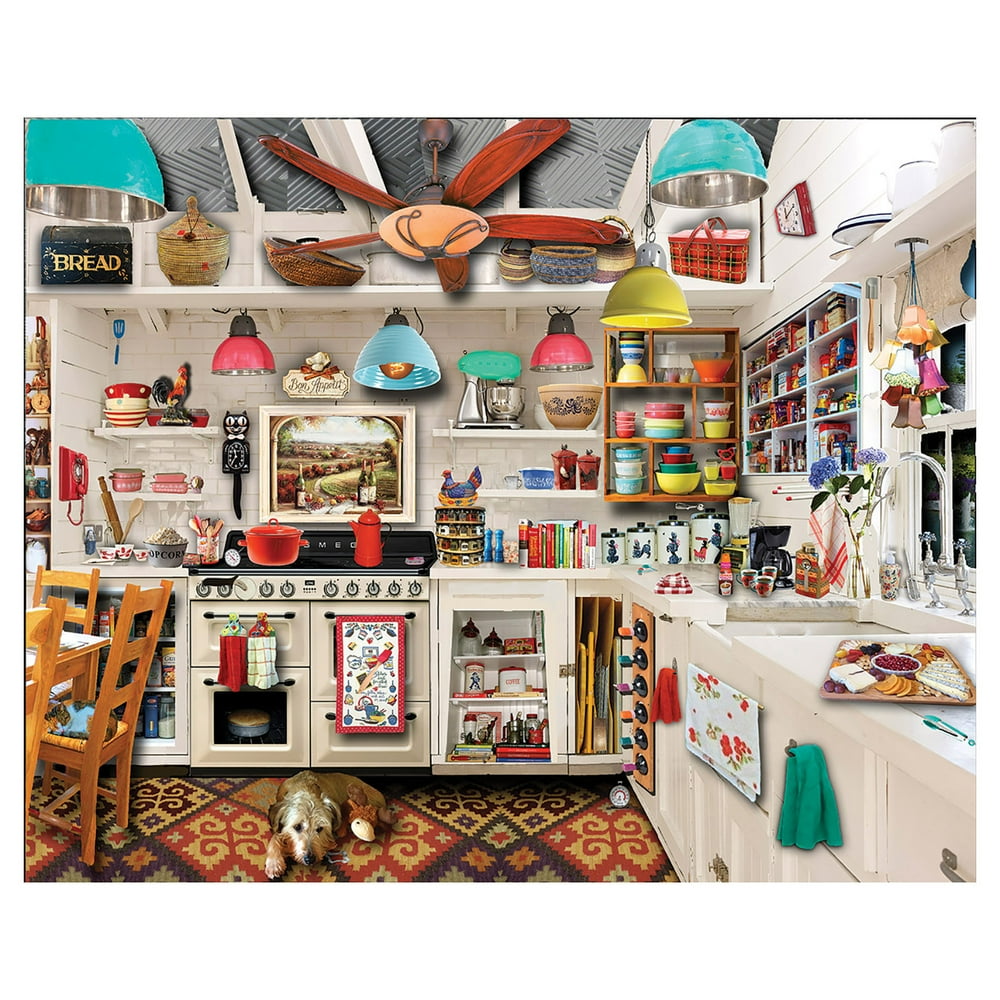 White Mountain Puzzles Retro Kitchen 1000 Piece Jigsaw Puzzle