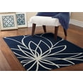 thumbnail image 5 of Garland Rug Grand Floral Indigo/Ivory Indoor Area Rug, 5' x 7', 5 of 5