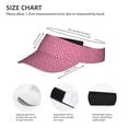thumbnail image 3 of Fotbe Fish Scales Visera Deportiva con Diseño, Gorra Abierta Ajustable de Algodón para Mujer y Hombre, 3 of 7