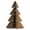 Brown, variant on CozyFiel 4‑Layer Folded Paper Christmas Tree, Compact Pleated 3D Paper Tree for Small‑Space Tabletop Shelf Holiday Party Decor