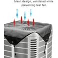 thumbnail image 3 of Air Conditioner Cover, Central AC Covers for Outside, Central Air Conditioner Leaf Guard, for All Seasons Top Universal Mesh Cover Defender Outside AC Units(24*24in), 3 of 8