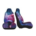 thumbnail image 3 of Sikiie Color Explosion Makeup Brush Car Seat Covers 2PCs Front Car Seat Covers Universal fit for Most Cars SUVs and Trucks-1, 3 of 9