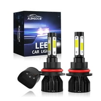 For Jeep Liberty 2002 2003 2004 2005 2006 2007 LED Headlight 9007 Super Bright Bulbs, Cool White High Power Lamps, High Low Beam, 40W 4000LM 6000K, Easy Install