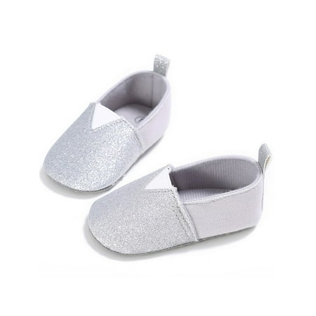 Infant Baby Girl Soft Soled Crib Shoes Kid Summer Slip-on (Best Shoes For Baby Just Walking)