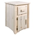 thumbnail image 3 of Homestead Collection End Table w/ Drawer & Door, Left Hinged, Ready to Finish, 3 of 6