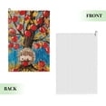 thumbnail image 2 of ONETECH Hedgehog Tree Apples Golf Towel - Great Gift Idea 24x16in 1PC, 2 of 7