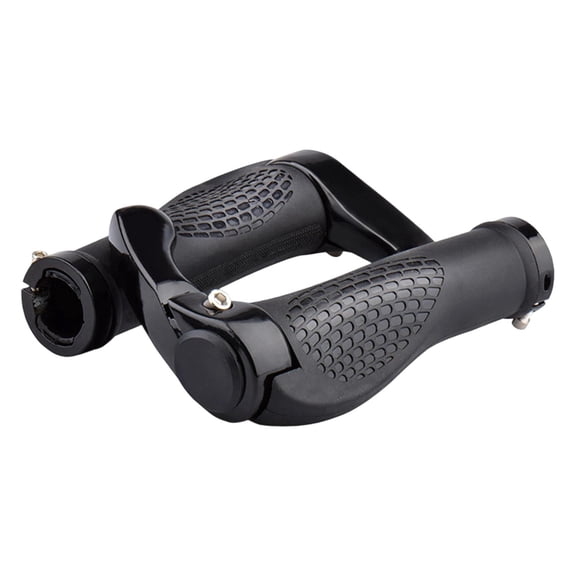 2 Pieces Bike Handlebar Grips Ergonomic Bar Ends Lightweight Aluminum Alloy for 087 Inch Handlebars Cycling
