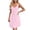 ZA Pink, variant on Bovxnpu Nightgowns for Women, Women's Nightgown Sleeveless Sleepwear Sleep Shirt Pleated Nightdress Women's Suspenders Pajama Dress Nightshirt