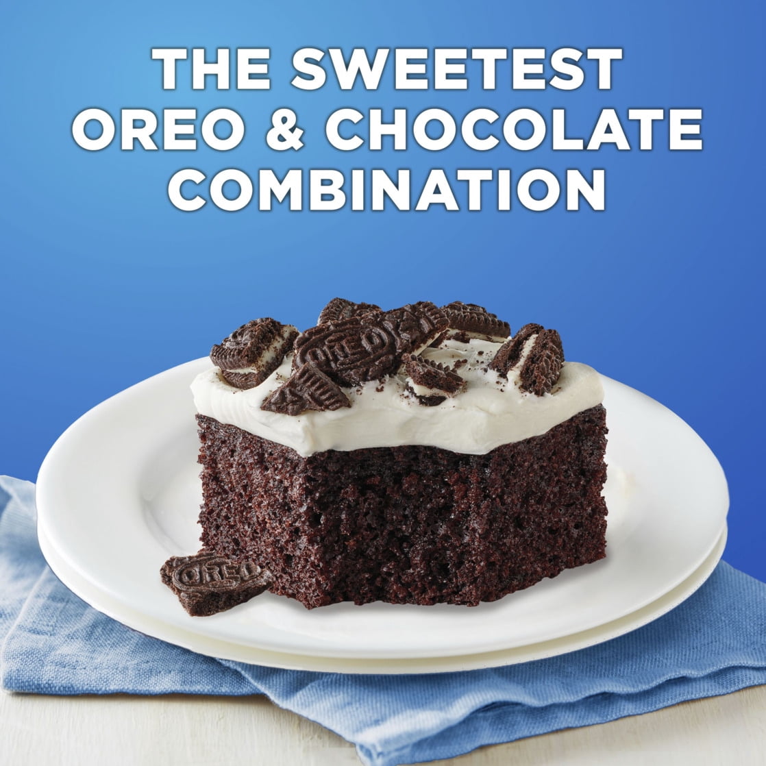 (6 pack) Betty Crocker OREO Chocolate Cake Mix, Baking Mix With OREO Cookie Pieces, 9.3 oz