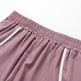 thumbnail image 4 of vigerkar Girl's Athletic Shorts Running Shorts Quick Dry Sporty Shorts Gym Workout Shorts (Purple, 5-6 Years), 4 of 9