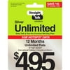Straight Talk $495 Silver Unlimited Talk, Text & Data 1-Year Prepaid Plan + 5GB Hotspot Data + Int'l Calling Direct Top Up