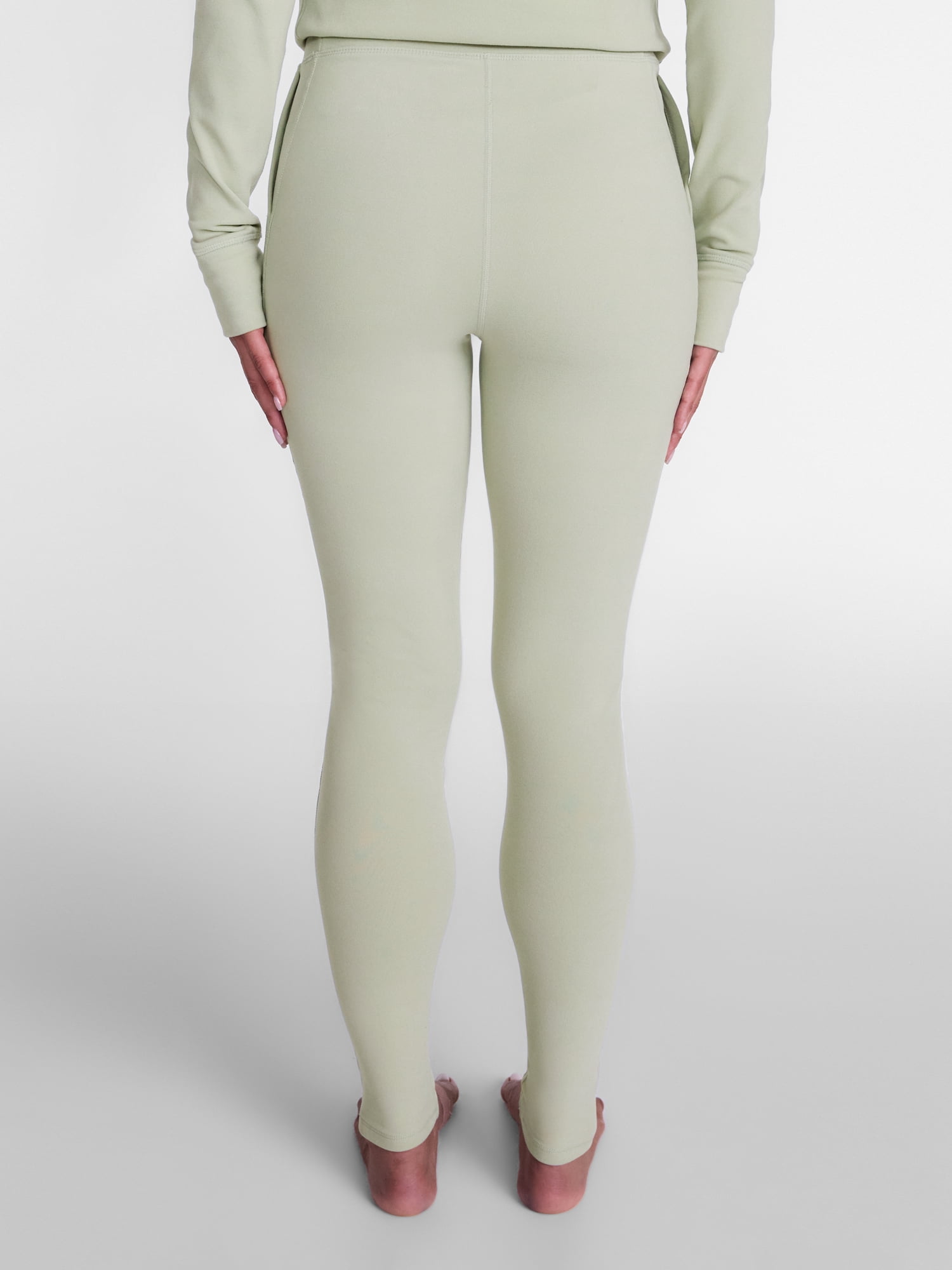 ClimateRight by Cuddl Duds Women’s Warmest Therma Suede High Rise Thermal Base Layer Legging, Sizes XS to 4X