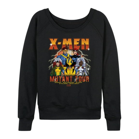 Marvel X-Men - Mutant Tour Band - Women's French Terry Pullover Sweatshirt