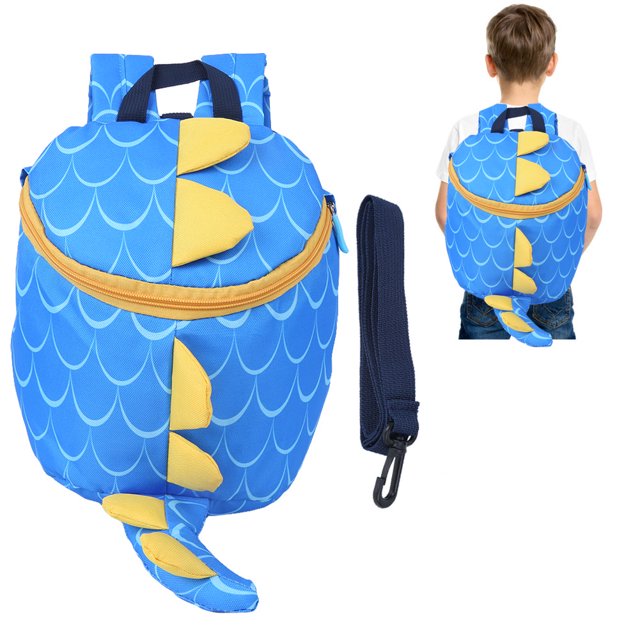 Correa De Mochila Para Niños Pequeños, Mochila Con Correa Para Bebés Alivia La Presión De La Espalda De Los Niños Tela Impermeable De Alta Capacidad Material De Poliéster Con Anggrek Azul claro