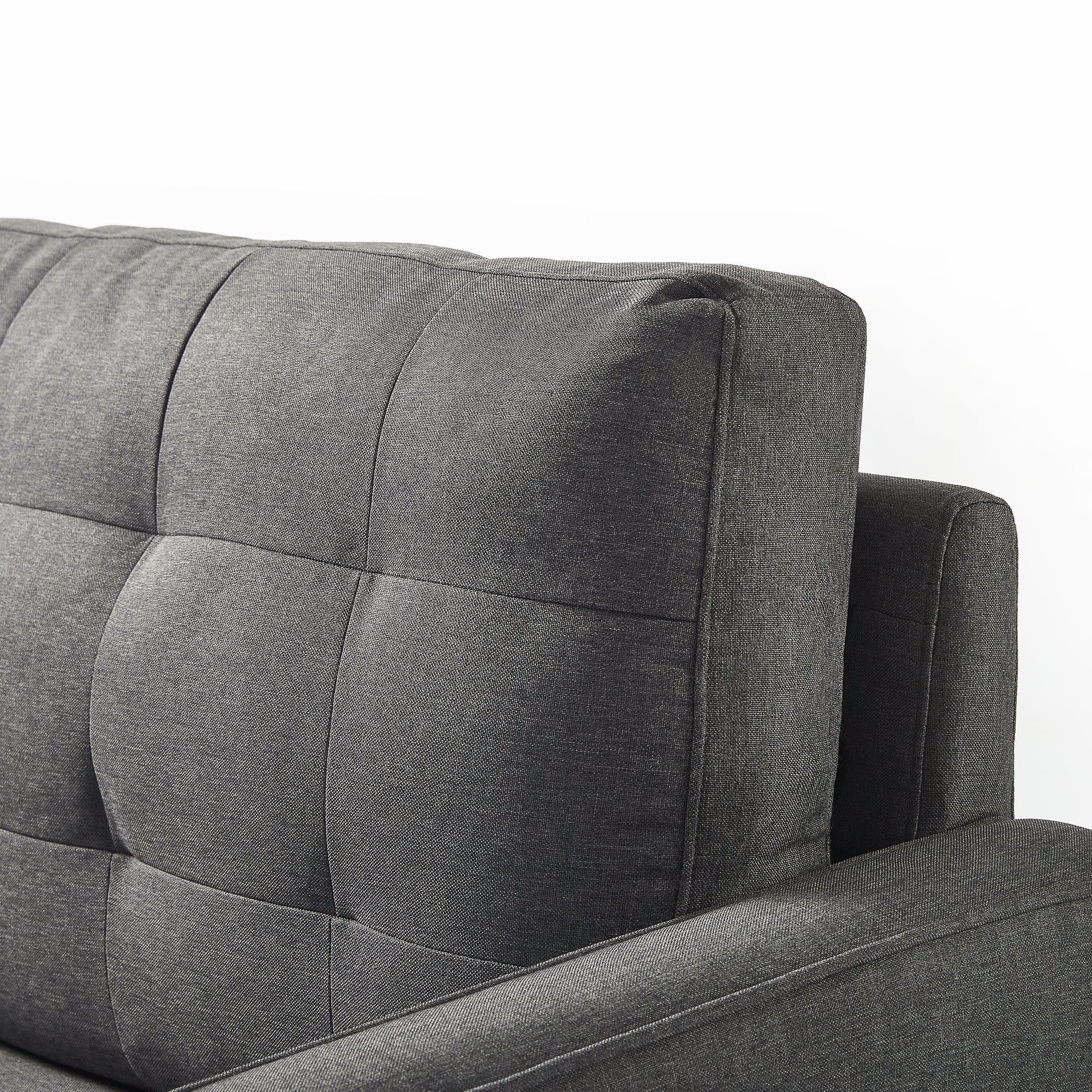 Zinus Benton 75" Sofa Couch, Dark Grey
